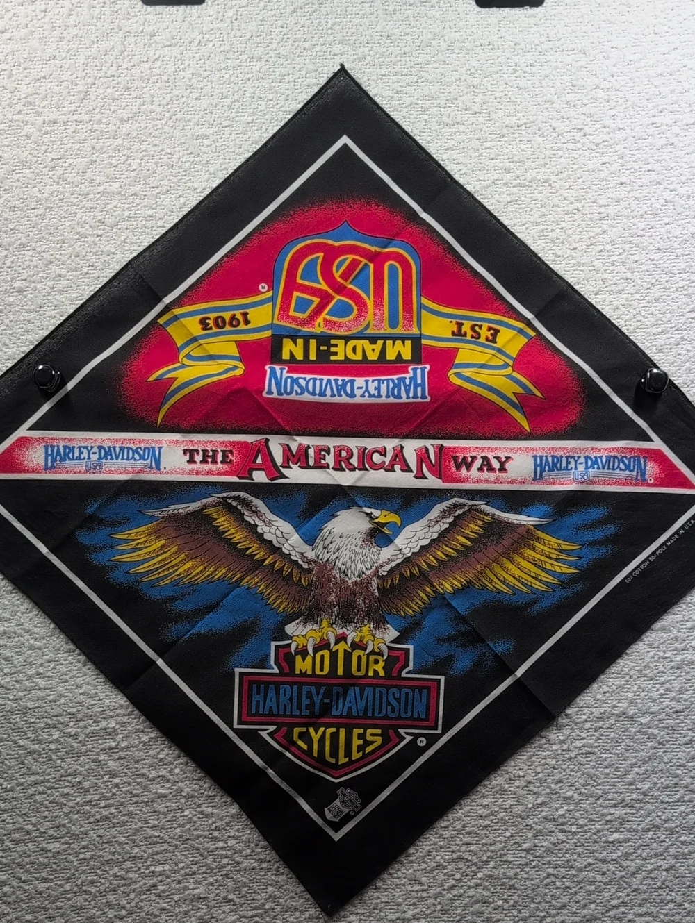 Harley-Davidson Eagle Bandana 22x22